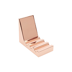 Cube copper-plated tablet stand CG-L6036