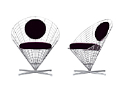 钢丝餐椅CG-Wire-Cone-Chair_办公家具_钢丝餐椅_餐厅家具