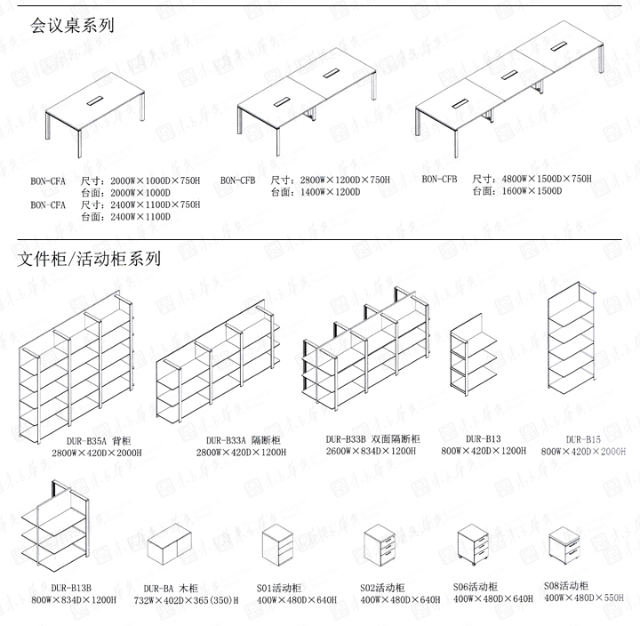 系统办公家具|Bon|办公家具|Bon波恩|时尚简约现代设计职员桌，办公桌，工作台